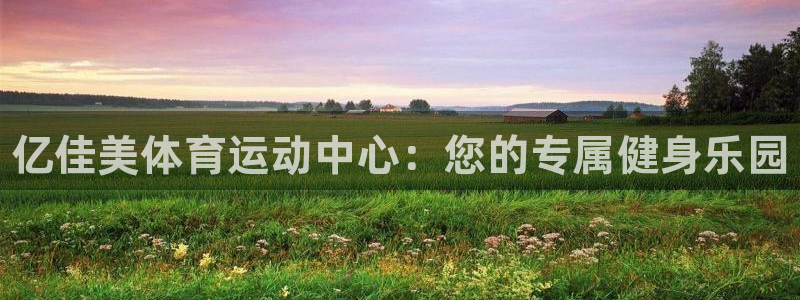 vsport体育官方集团官网：亿佳美体育运动中心：您的专属健