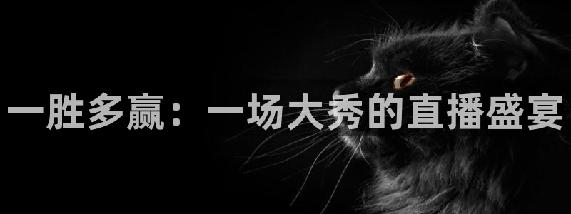 so米体育比赛视频直播：一胜多赢：一场大秀的直播盛宴